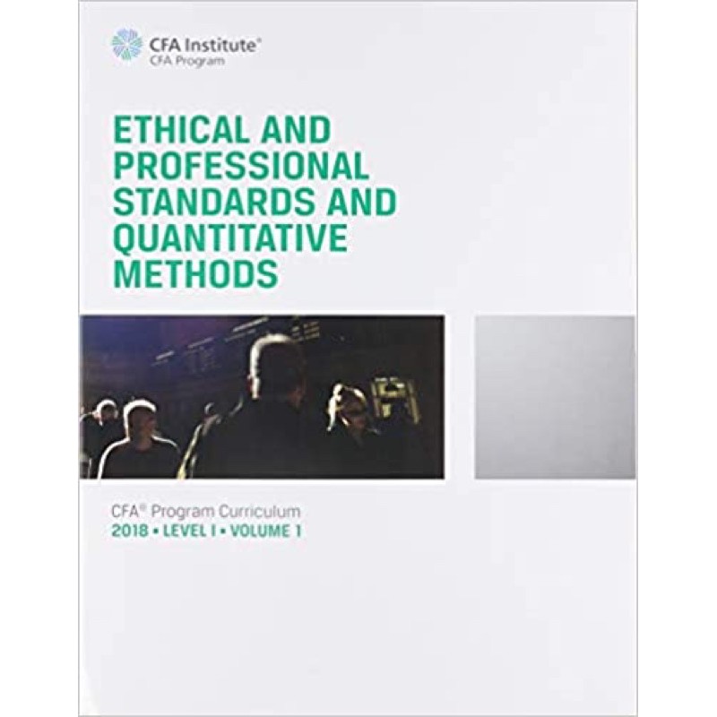 CFA Program Curriculum 2018, LEVEL 1, Vol.1 - 6