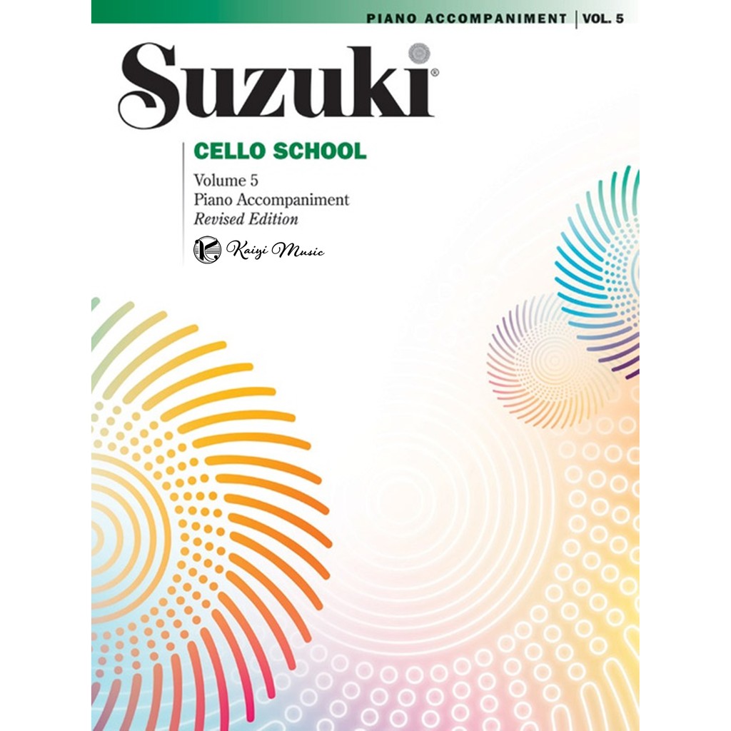 【凱翊︱AF】鈴木大提琴教本第5冊之鋼琴伴奏譜 Suzuki Cello School Vol.5 Piano Acc