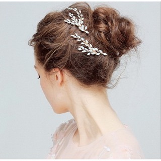 羅絲 新娘飾品 （現貨） ugcm YS804 歐美新娘頭飾流行插梳水晶髮梳鑲鑽