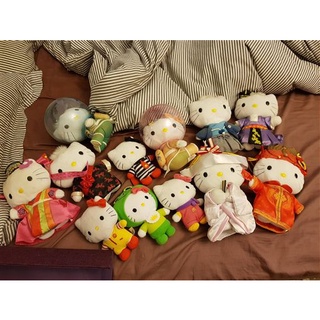 2000年 麥當勞 第二代 Hello Kitty 凱蒂貓 對偶布偶娃娃 5對對偶 加贈 1 隻 共11隻