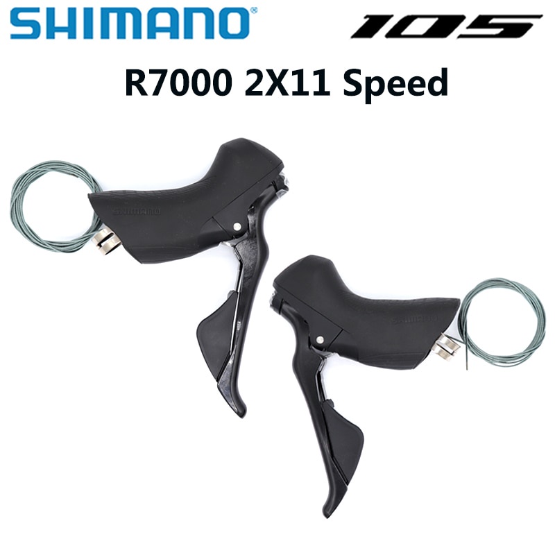 Shimano 105 ST R7000 雙控制桿 2x11 速度 R7000 變速桿公路自行車 22s STI 用於輪