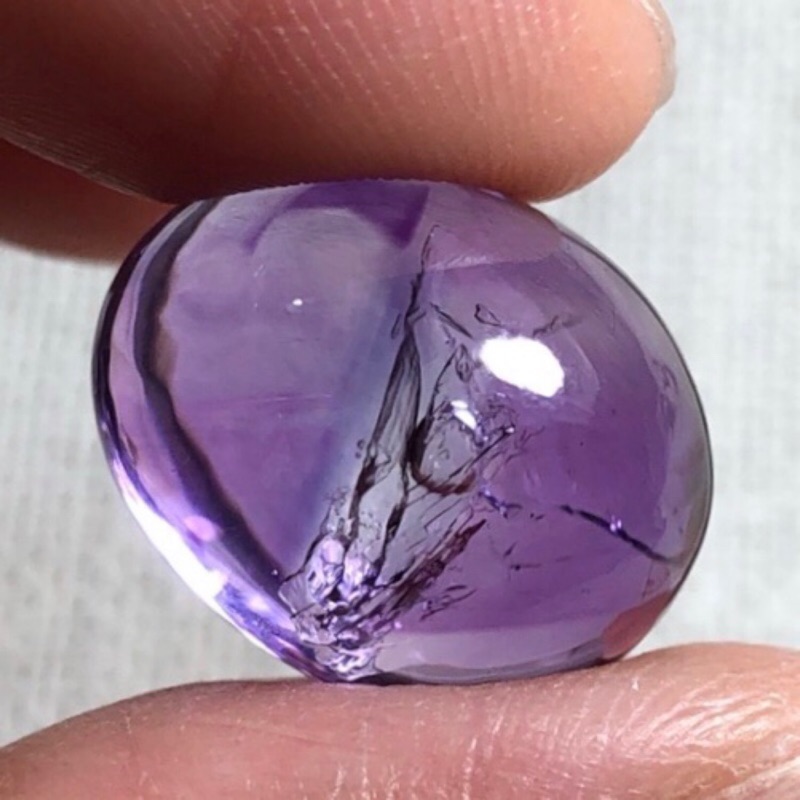 天然水晶 紫水晶 水膽 蛋面