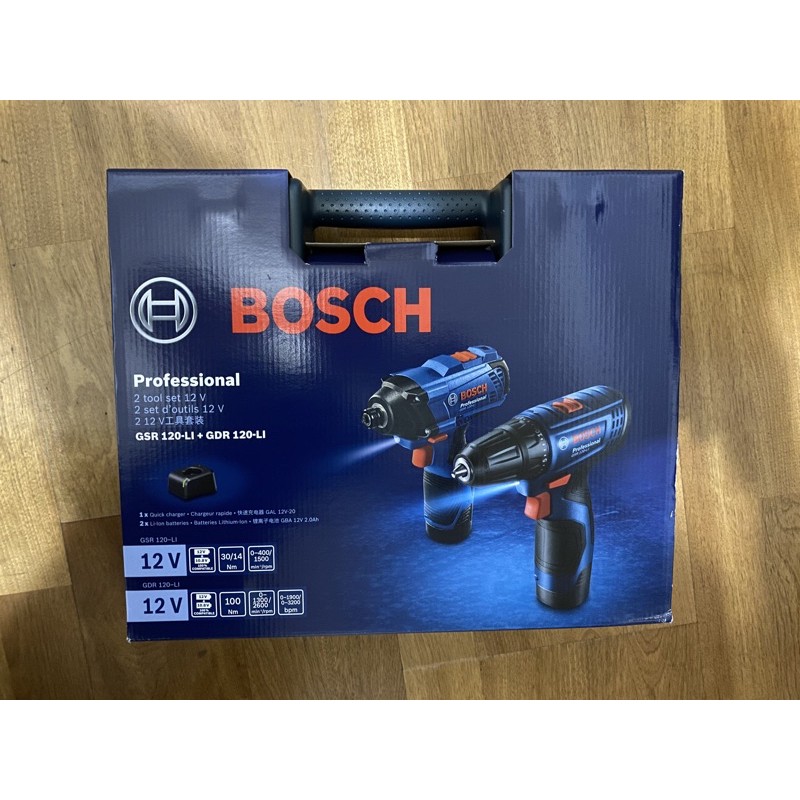 Bosch 12V 電鑽 雙機組 GDR 120LI + GSR 120 LI 衝擊起子機 GDR GSR 現貨 不用等