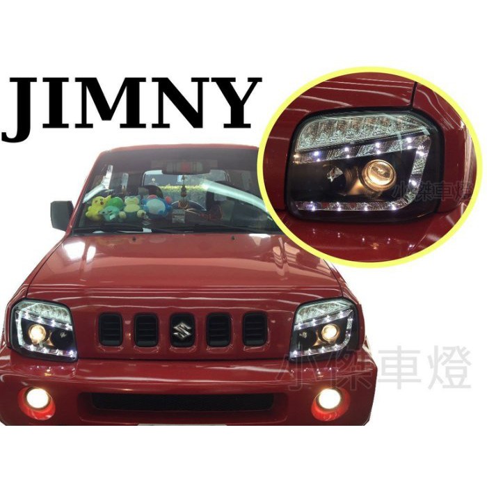 》傑暘國際車身部品《全新實車 SUZUKI JIMNY 黑框 R8 燈眉 魚眼 大燈 頭燈 JIMNY車燈