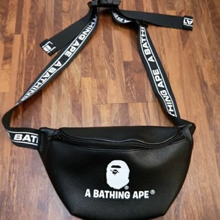 APE BAPE 猿人 日本雜誌贈品 側背小包 腰包 嘻哈 饒舌 HIP HOP