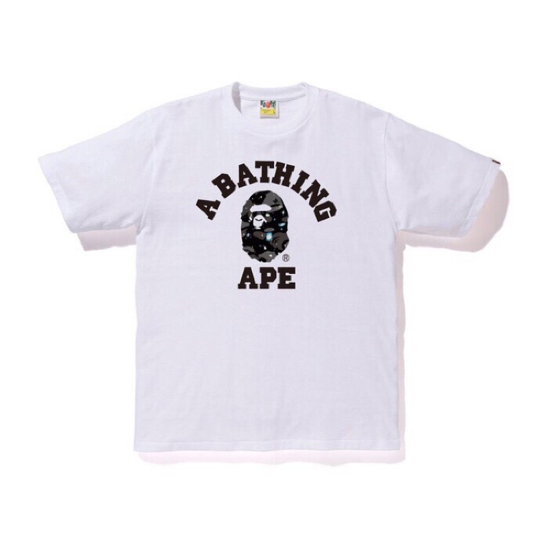 BAPE SPACE CAMO COLLEGE TEE 夜光迷彩 短袖 短T （含運）