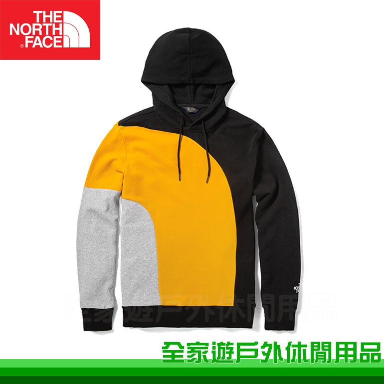 【全家遊戶外】The North Face 美國 男 兜帽套頭衫 黑/黃/灰/北臉帽T/北面長袖/NF0A4NER56P