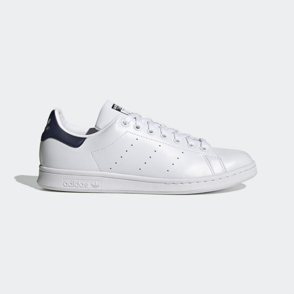 ADIDAS 休閒鞋 運動鞋 STAN SMITH 男女鞋 中性款 FX5501 白 深藍