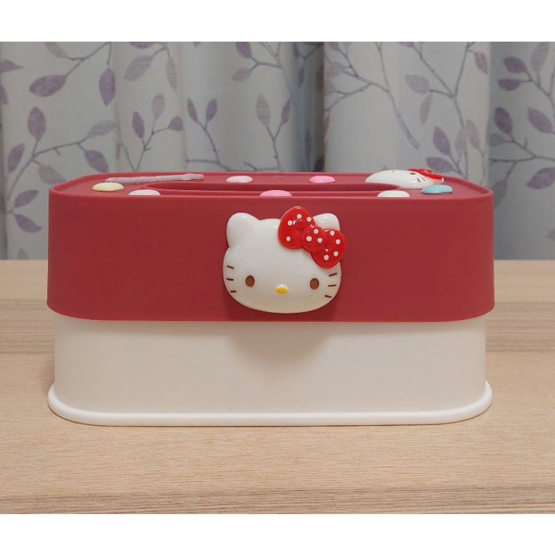 《實用好物推薦》Hello Kitty 凱蒂貓 面紙盒 硬殼 升降式