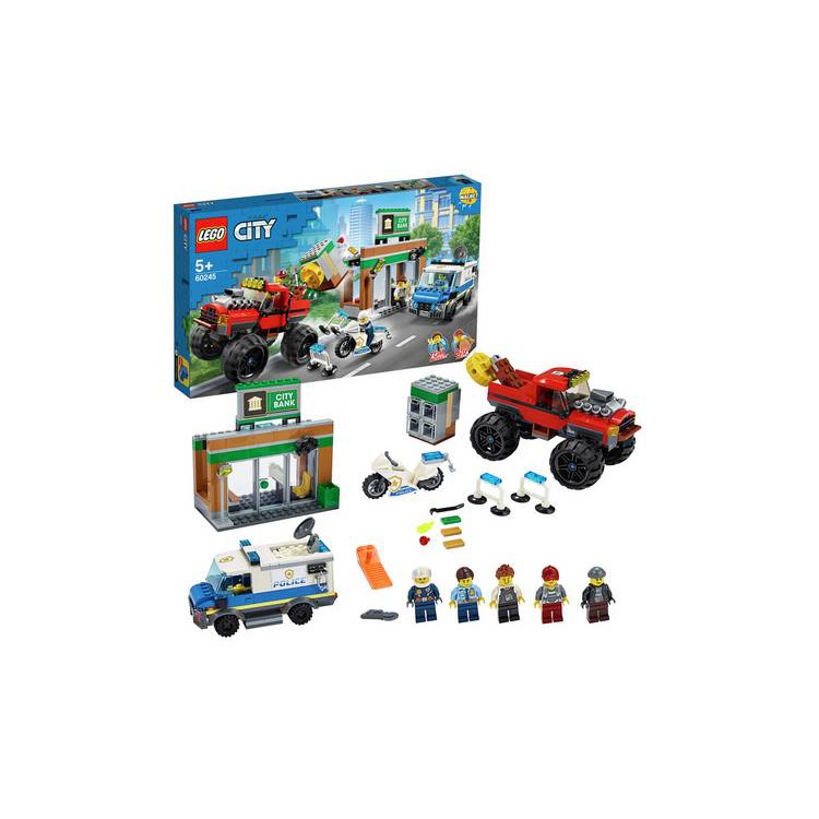 現貨 樂高 LEGO  City  城市系列 60245  警察巨輪卡車搶案 全新未拆 公司貨