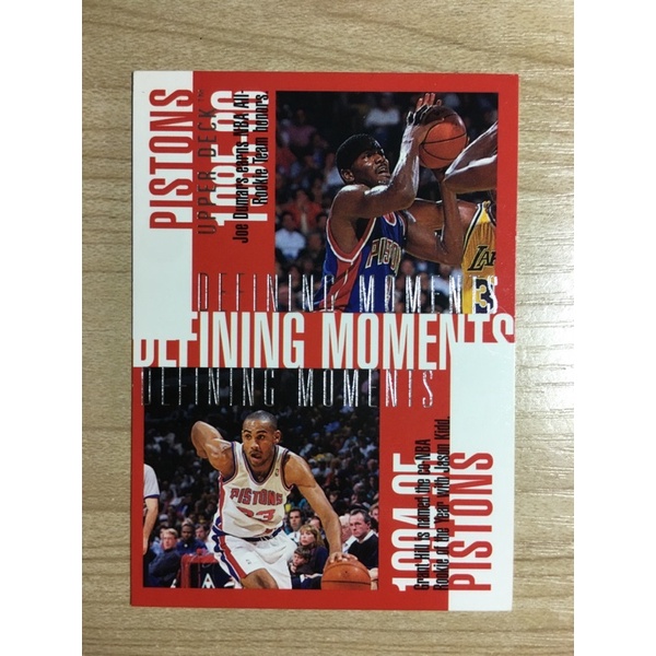 upper deck 1998 GRANT HILL &amp; DENNIS RODMAN 特卡 nba 球員卡 活塞