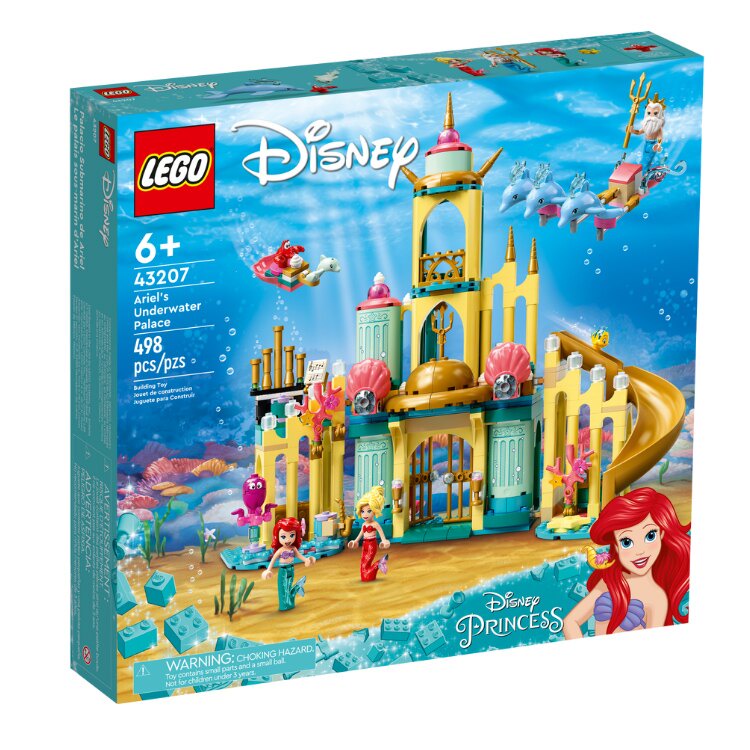 免運 LEGO 樂高積木 43207 Disney 迪士尼系列-小美人魚的海底宮殿【小瓶子的雜貨小舖】