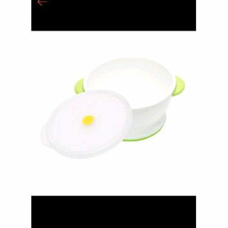 出清價150（買來消毒未使用）日本 Richell 利其爾 / 離乳食餐碗(附微波爐用蓋)