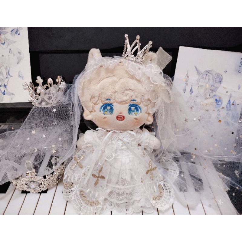 預購已截止未聞花名但聽花語cm娃衣棉花娃娃棉花娃無屬性娃衣婚紗娃衣 蝦皮購物