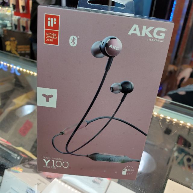 AKG Y100 Wireless 粉色 無線藍牙 耳道式耳機