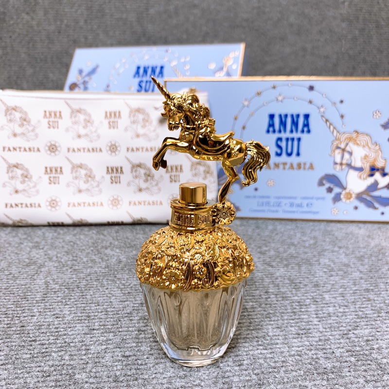 Anna Sui 安娜蘇獨角獸女性淡香水禮盒 香水30ml 化妝包 蝦皮購物