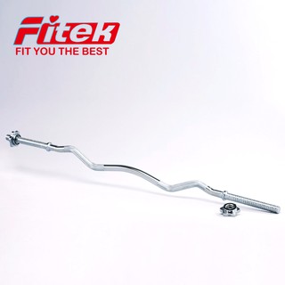 【Fitek】彎曲槓 W槓 EZ槓 (1英吋孔徑) EZ BAR BR05 長度47吋 臺製健身房規格4.5kg