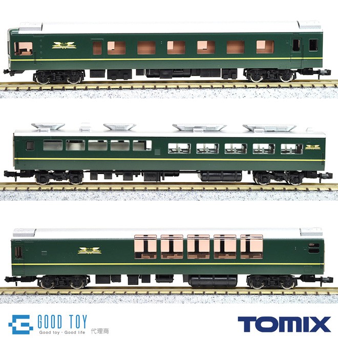 TOMIX 92460 特急寢台客車 JR 24系 25型 (Twilight Exp.) 增結A (5輛組)