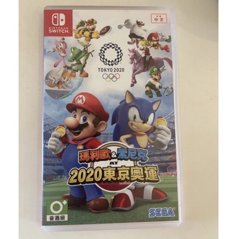 《二手出清》Switch 2020 東京奧運 瑪利歐&amp;索尼克 中文版 一片700元