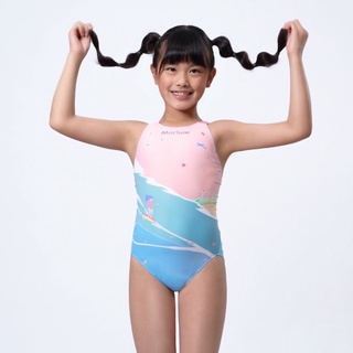 芭比游泳👣Marium女童競賽型泳裝22077WJ - Surfing
