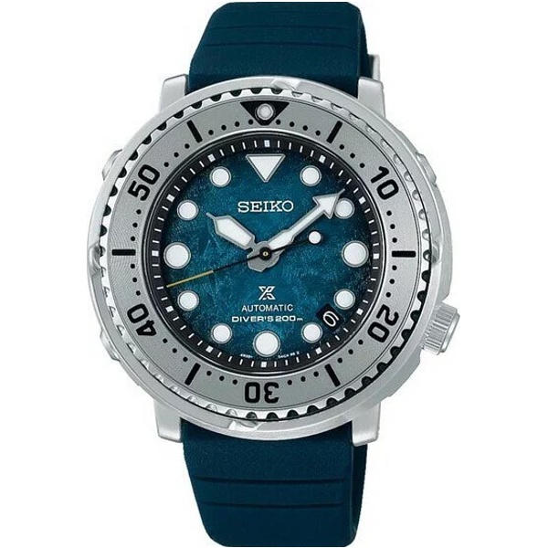 Seiko 精工錶 PROPSEX系列 4R35-04Z0G(SRPH77K1) 愛海洋企鵝遨遊潛水機械錶/43.2mm