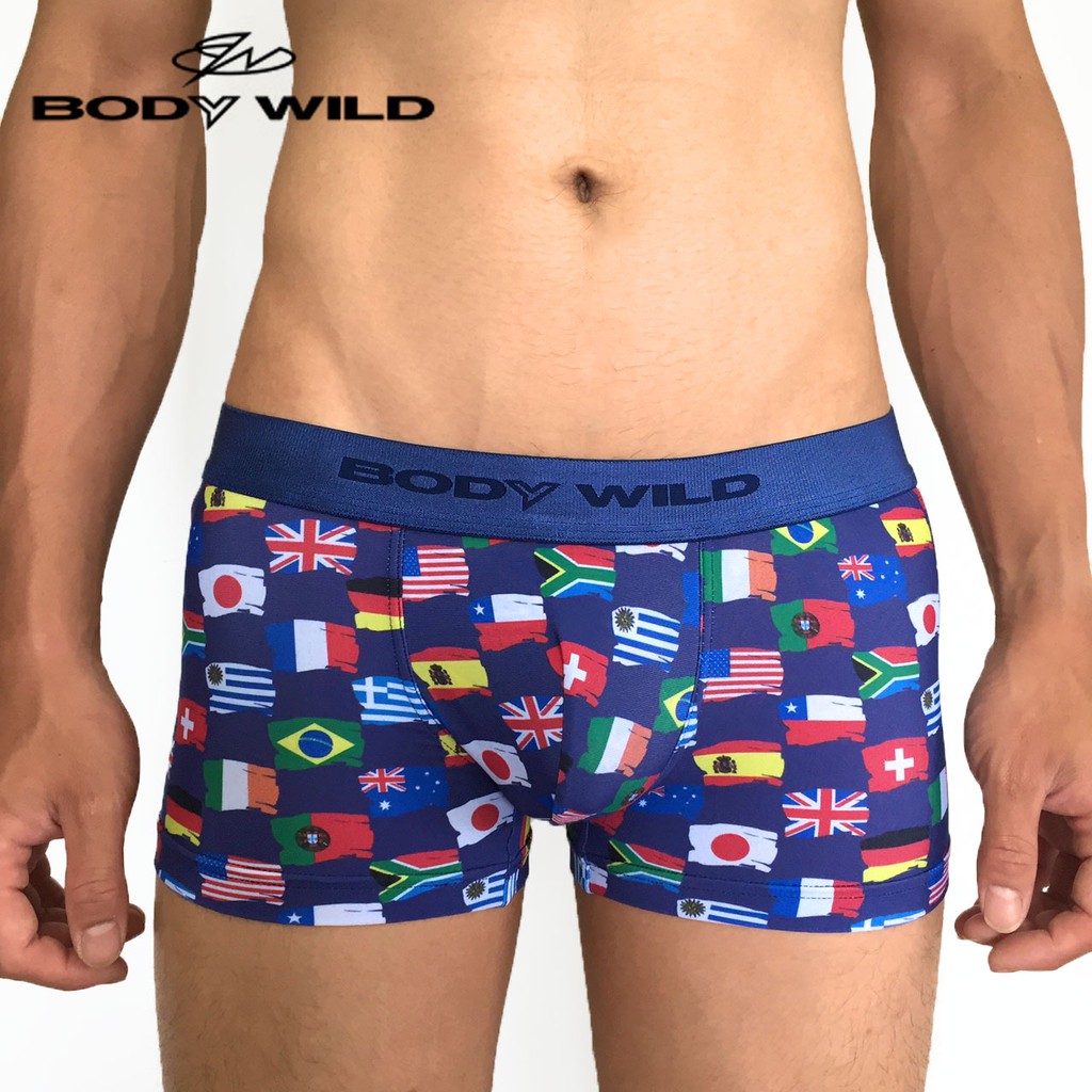 Gunze 郡是body Wild 國旗花柄 蝦皮購物