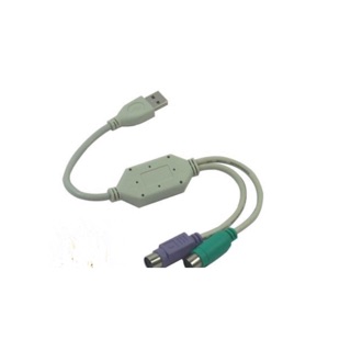 USB 轉 PS/2 PS2鍵盤 滑鼠 轉接線 隨插即用 免驅動程式 適用 鍵盤 滑鼠 條碼機