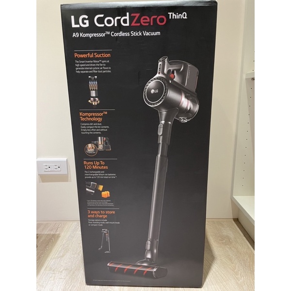 （全新賠本賣）LG CordZero ThinQ A9K-ULTRA3 濕拖無線吸塵器