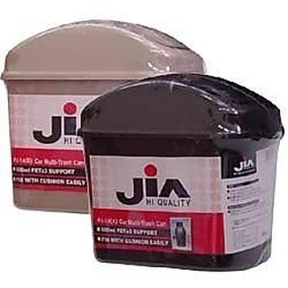 JIA垃圾桶/車用萬用垃圾桶黑色/米色車內方便實用 附地毯掛鉤固定不滑動