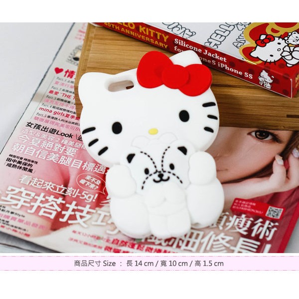 Hello kitty 凱蒂貓 hello kitty手機保護套  iPhone5/5s 日本進口