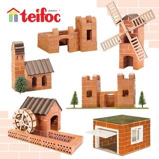 德國teifoc 益智磚塊建築玩具 超人氣入門款 -$849起 DIY手作玩具 親子同樂 真實磚塊蓋房子 兒童節🔥🔥