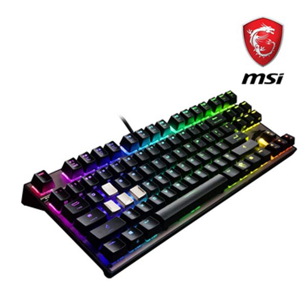 24小時出貨-電競唯一選擇 微星 MSI GK70 Cherry MX RGB 機械電競鍵盤 (紅軸版)