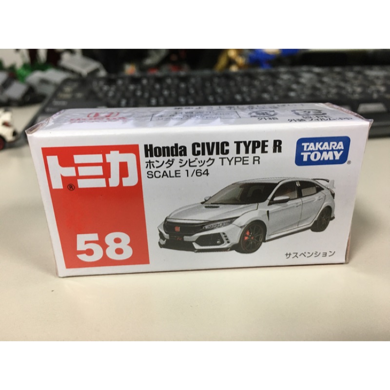 Tomy Tomica 58 Honda Civic type-r 多美小汽車 wrx 76 54 type R