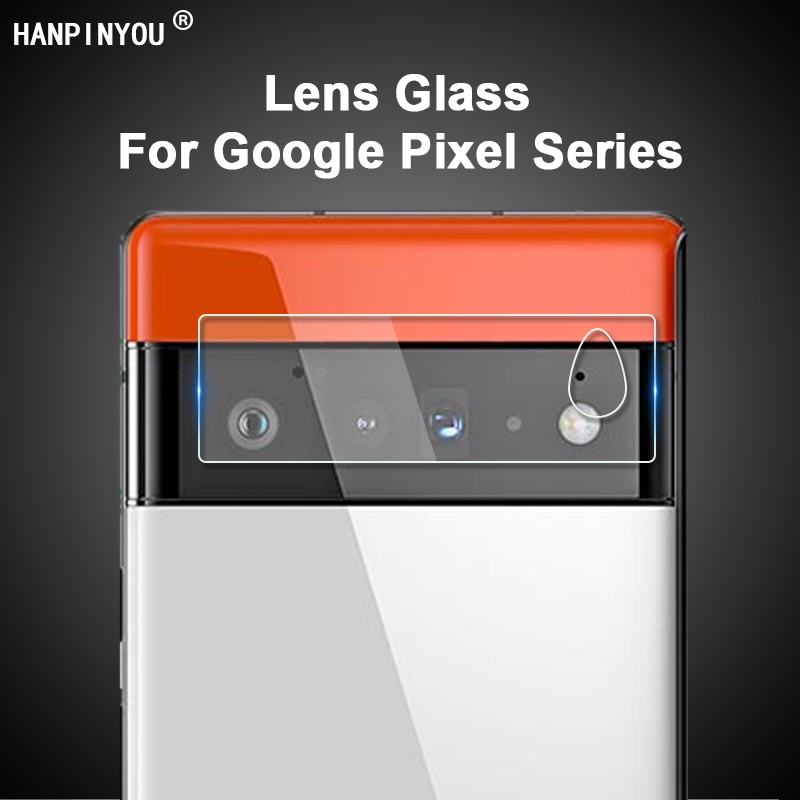 適用於 Google Pixel 6 6a Pro 5 4 3 3A 4A XL 透明超薄後置攝像頭鏡頭保護套軟鋼化玻璃