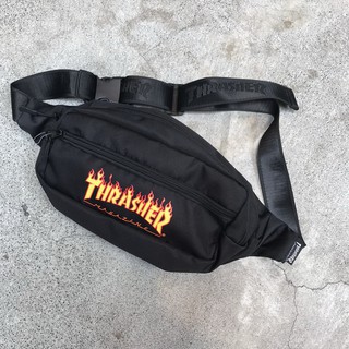 THRASHER FLAME 火焰 日線 腰包 霹靂包 斜背包