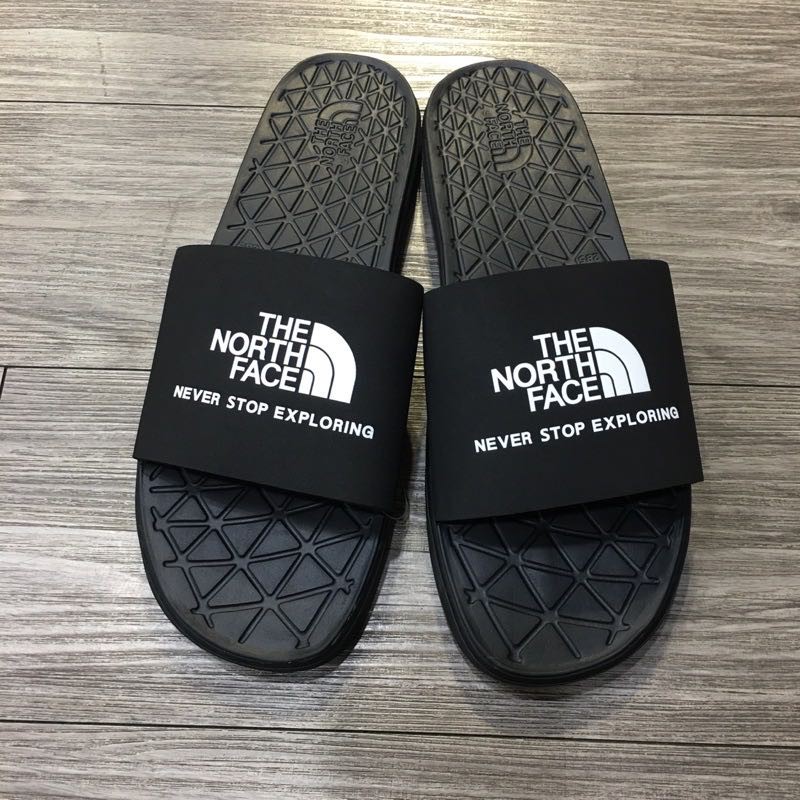 THE NORTH FACE 北臉 防水拖鞋 黑白 經典 LOGO NS98K09K