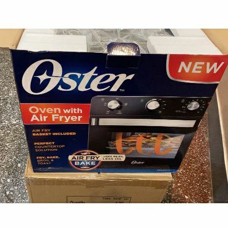 【全新免運】美國Oster 22L油切氣炸烤箱 TSSTTVMAF1