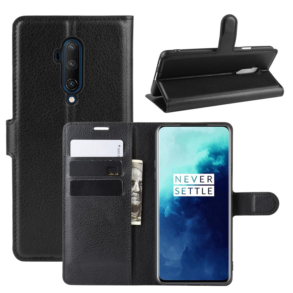 荔枝皮手機殼適用於 OnePlus 7T 7 8 Pro OnePlus 6 6T 5 5T 一加 6T 8T 錢包帶卡