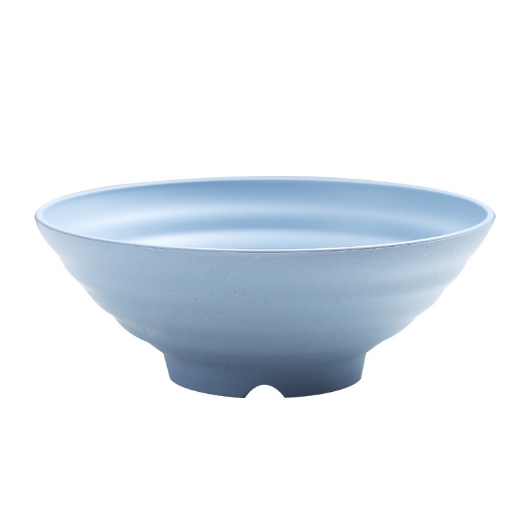 日式拉麵碗 7英寸 大號碗 麵館專用鬥碗 耐摔塑膠碗 小麥秸稈餐具