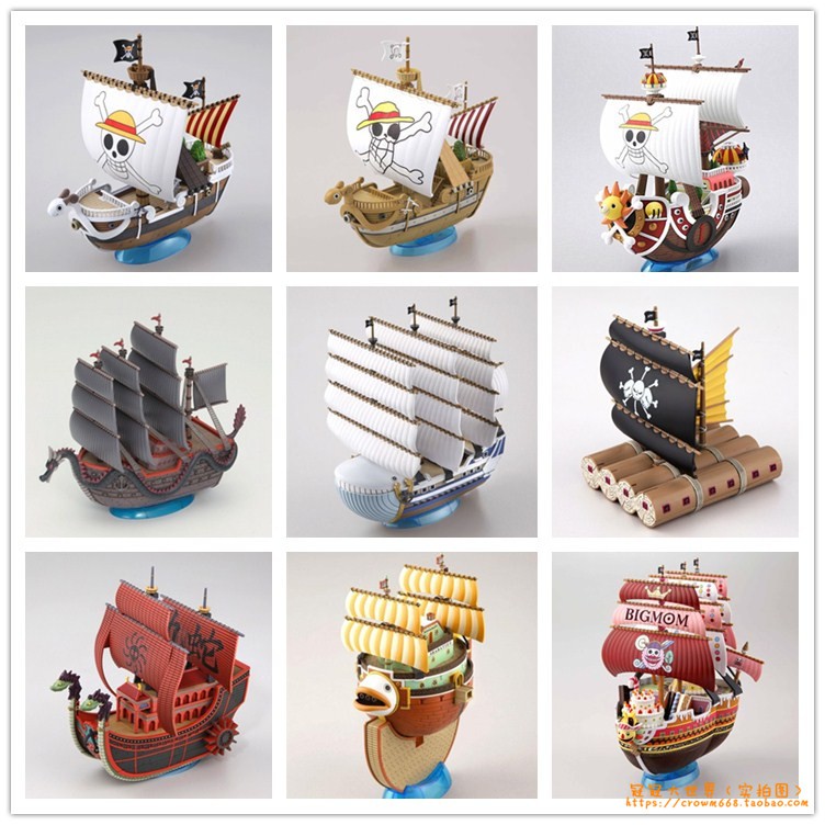 Qst 現貨萬代海賊王 Onepiece 海賊船系列梅利號陽光號模型船 蝦皮購物
