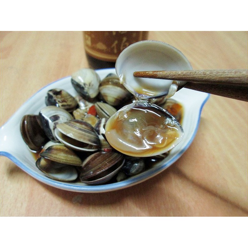 蒜香醃蛤蠣 台灣文蛤 500g 包 海饕客 解凍即食 冷凍海鮮 冷凍食品 蝦皮購物