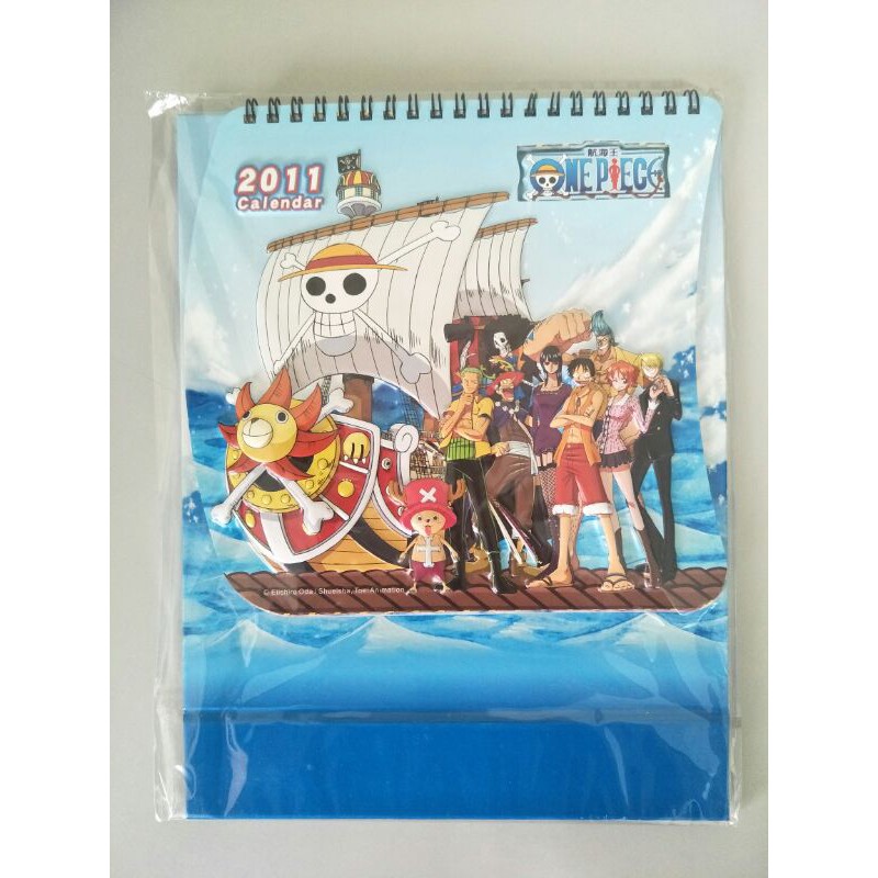 航海王 海賊王 2011年立體線圈桌曆 全新