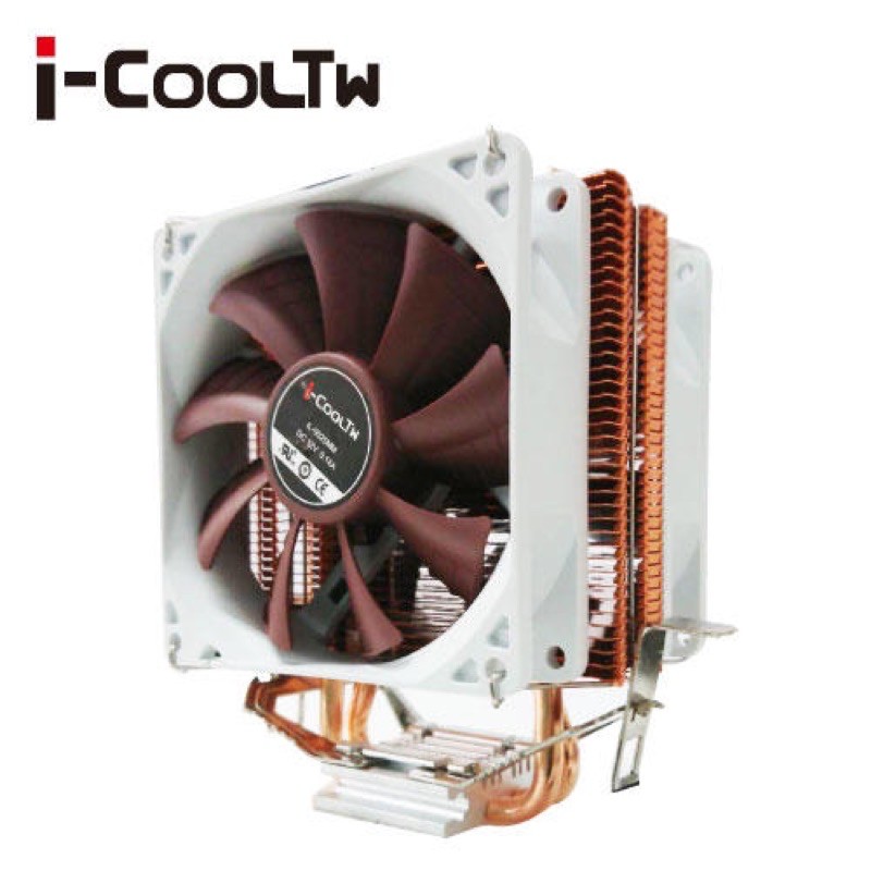 【電腦工廠】 i-COOLTW 散熱器 冰旋風 雙導管 CPU風扇 塔扇 雙風扇 AMD INTEL 便宜
