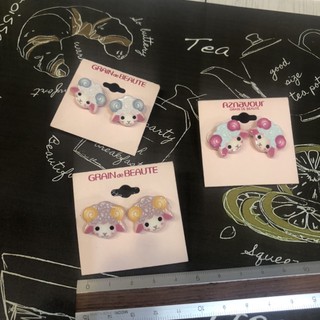 💜Princess Korea💜韓國正品GRAIN de BEAUTE&Aznavour可愛羊咩咩💗耳針耳環鋼針