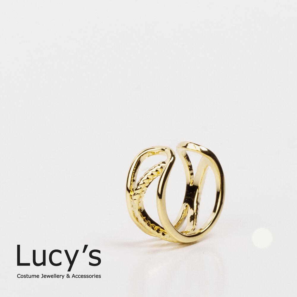 Lucy's 波動流金 耳骨夾(81640)