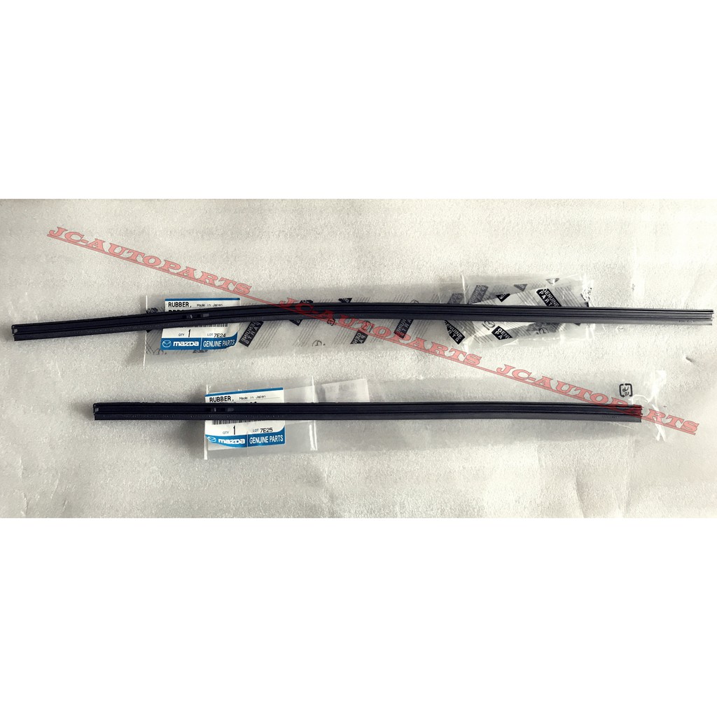 Jc原廠貨 Mazda3 3代3 5代日本原廠前雨刷膠條一組24 18 馬3 三代三節式雨刷片膠條雨刷條 蝦皮購物