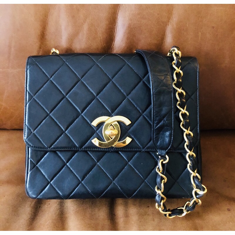 chanel vintage square flap bag