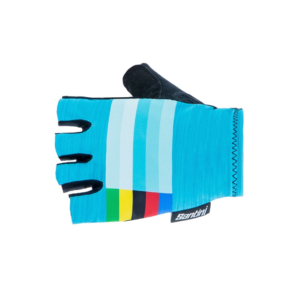 🔥全新公司貨🔥Santini UCI 彩虹夏季手套 水綠 高透氣  新上架