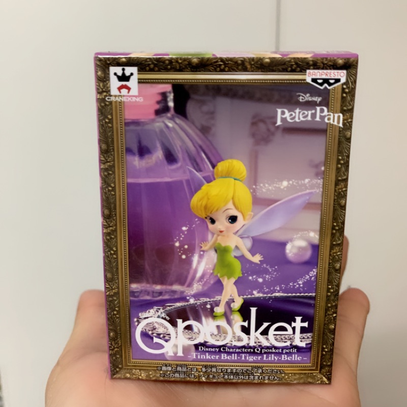 日版 Q posket 迪士尼 小飛俠 Tinker Bell 小叮噹 景品 模型 小仙子