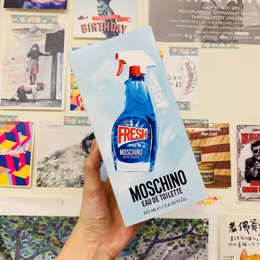 NANA實拍二店~  Moschino fresh 小清新 淡香水 30ML/50ml/100ML